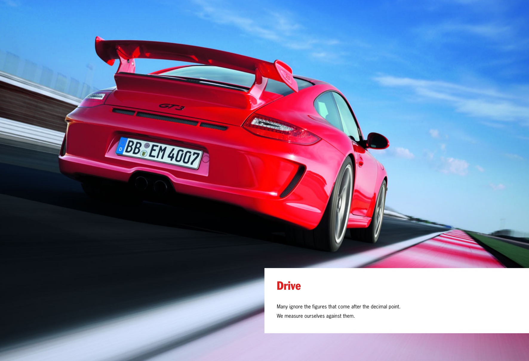 2009 Porsche 911 GT3 Brochure Page 1